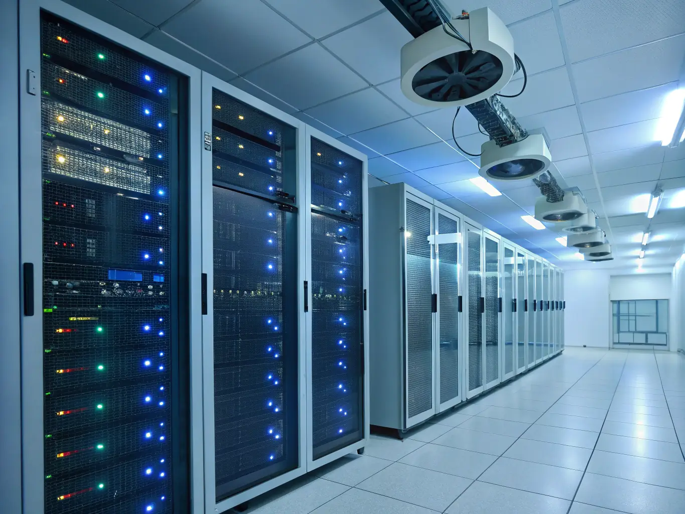 An illustration of a secure server environment with multiple layers of protection, highlighting the robust security measures in place.